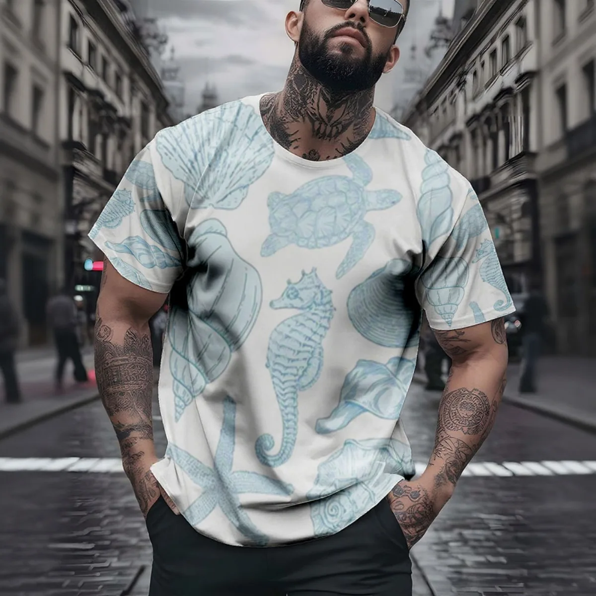 Blue Coastal Collag… - image