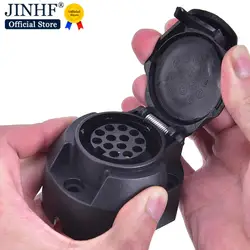 Hot sale 12V Plastic Trailer Socket Boat Trailer Accessories 7 Pin way core pole Caravan Connector adapter RV Accessories