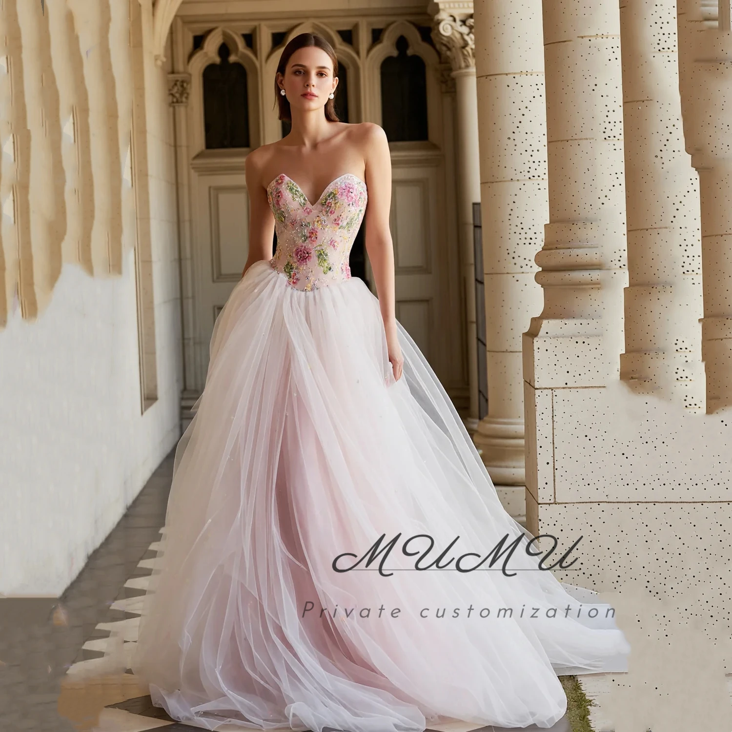 

MuMu Customized Prom Dresses for Special Occasions فساتين سهرة Women Evening Dress Вечернее Платье White Elegant Party dresses