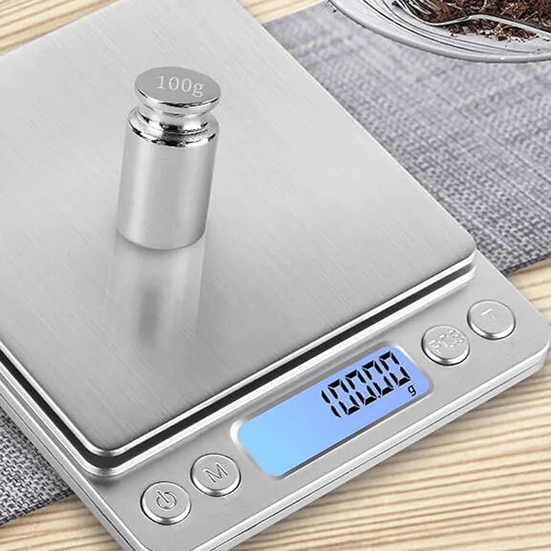 

Kitchen Digital Electronic Scale 3kg/ 0.1g Small Jewelry Scale Food Scales Weight Gram and Oz Digital Gram Scale with LCD/ Tare