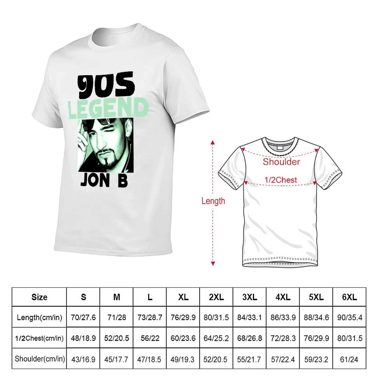 JON B by GARDELINO.COM T-Shirt Simple Print Design T-Shirt
