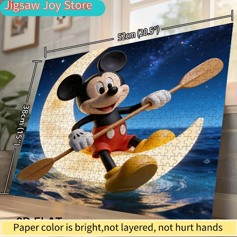 ดิสนีย์ ดิสนีย์ สติทช์ และมิกกี้ โฮม เดคคอร์ ไพรント |   จิ๊กซอว์พัซเซิล เหมาะสำหรับการเล่นเกมปริศนาสำหรับผู้ใหญ่ คริสต์มาสและฮอลีที่สมบูรณ์แบบ