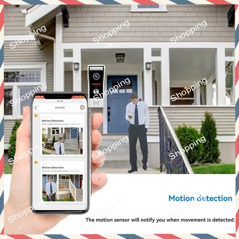 M20K TUYA Wifi Sistema de intercomunicação com campainha de vídeo com monitor de toque de 10 polegadas Proteção de segurança para Villa Home UK Plug