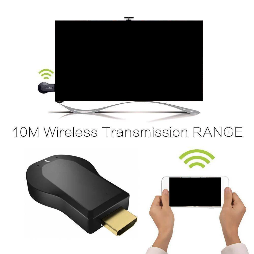 1080P Wireless WiFi Display TV Dongle Receiver HDMI-Compatible TV Stick M2 Screen Projector For DLNA Miracast AnyCast Airplay