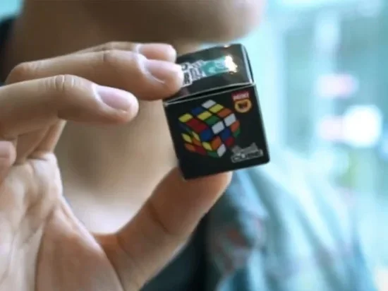 Mini cubo para projeto de chocolate, truques de mágica de perto, ilusões, adereços de mágica para palco, bar, truque, mágico de rua, brinquedos divertidos para crianças