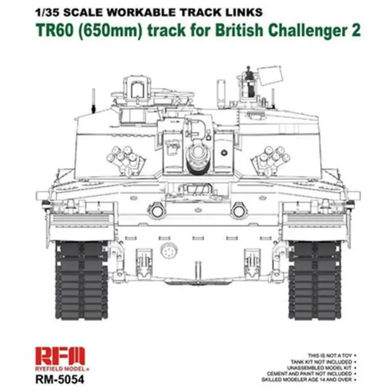 

RYEFIELD MODEL RFM RM-5054 1/35 Workable Track for British Challenger 2 - Scale Model Kit