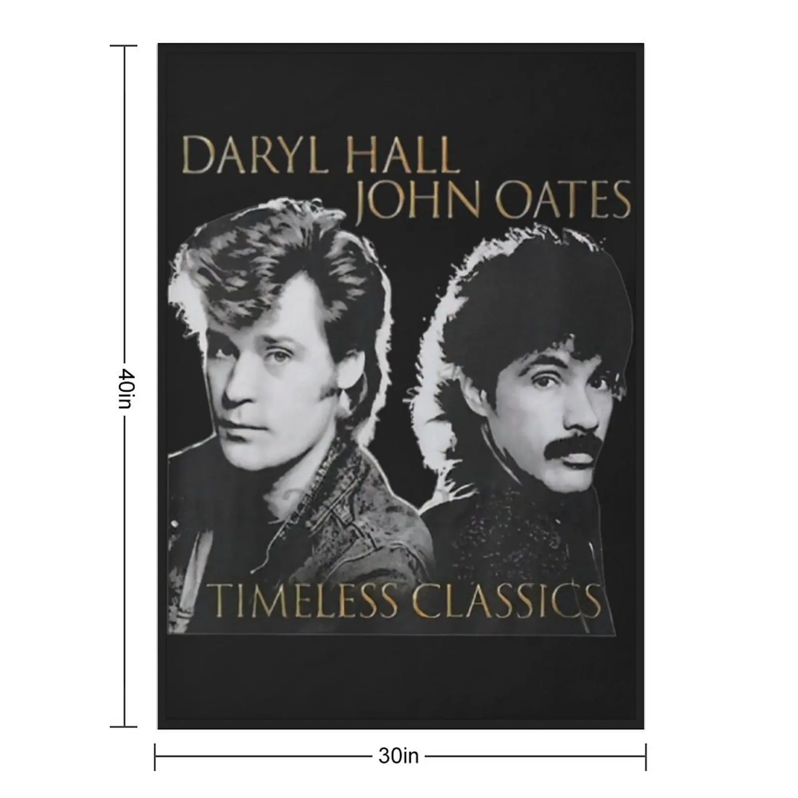 Daryl and John Throw Blanket Comforter Thermals For Travel Retros Blankets For Sofas valentine gift ideas Shaggy Blankets