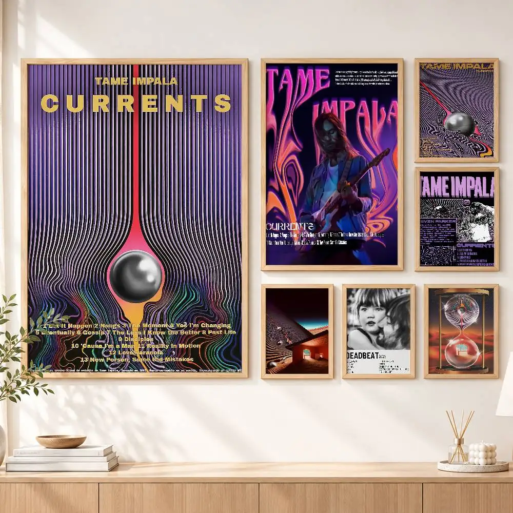 T-Tame Impala L-Loser K-Kevin Parker Custom HD Waterproof Self Adhesive Wall Art Poster