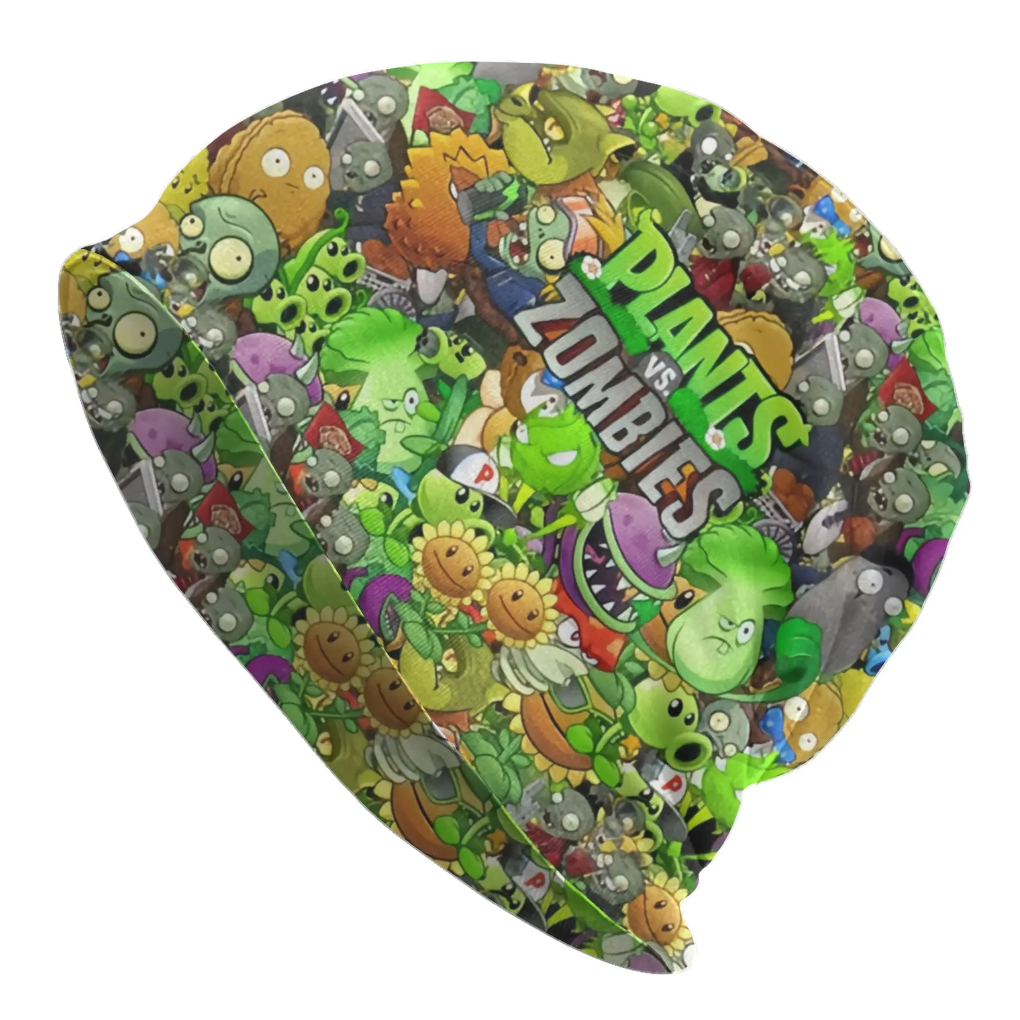 Plants vs. Zombies Game Bonnet Hat Knitting Hat Men Women Fashion Unisex Adult  Warm Winter Beanies Cap