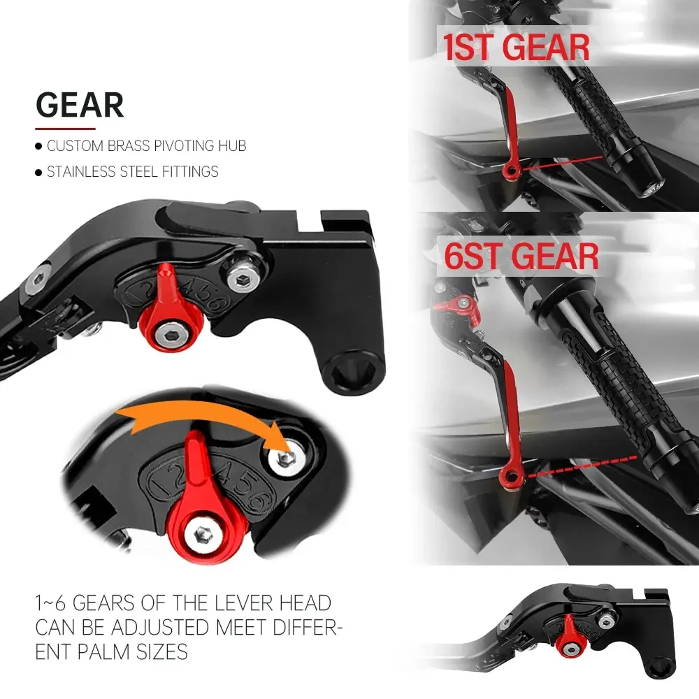 For Honda XLV 600 650 700 TRANSALP XL600V XL650V XL700V Brake Clutch Levers 7/8