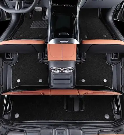 Good quality! Custom car floor mats for Mercedes Benz EQB 250 2025-2022 7 seats double layers carpets for EQB250 2024