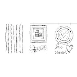 Background Transparent Clear Stamps for DIY Scrapbooking/Card Making Fun Decoration Supplies A0069