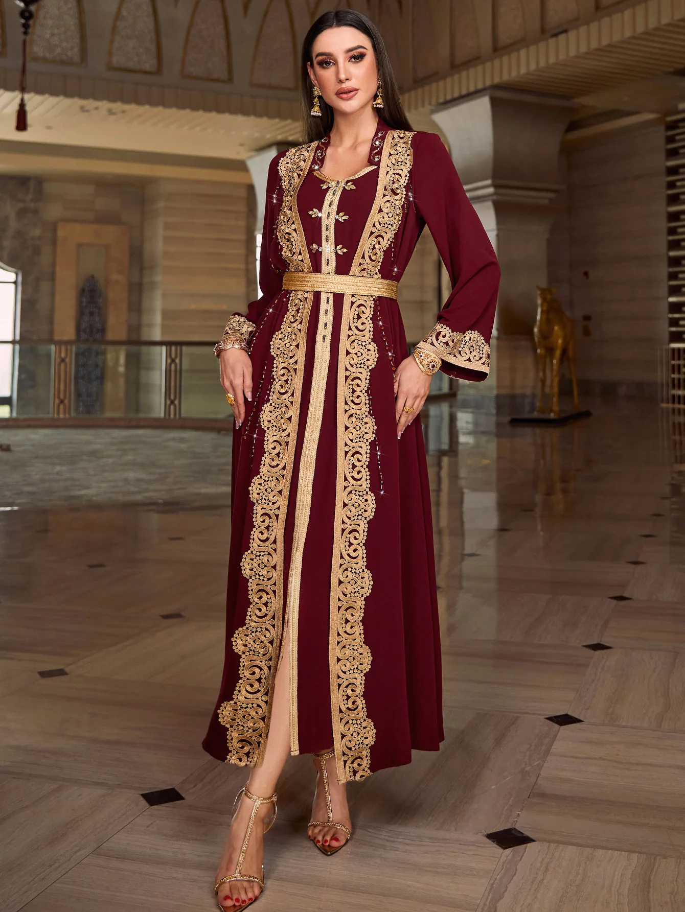 Abaya brodée Ramadan, Robe mus - Embroidery Kebaya avis et prix