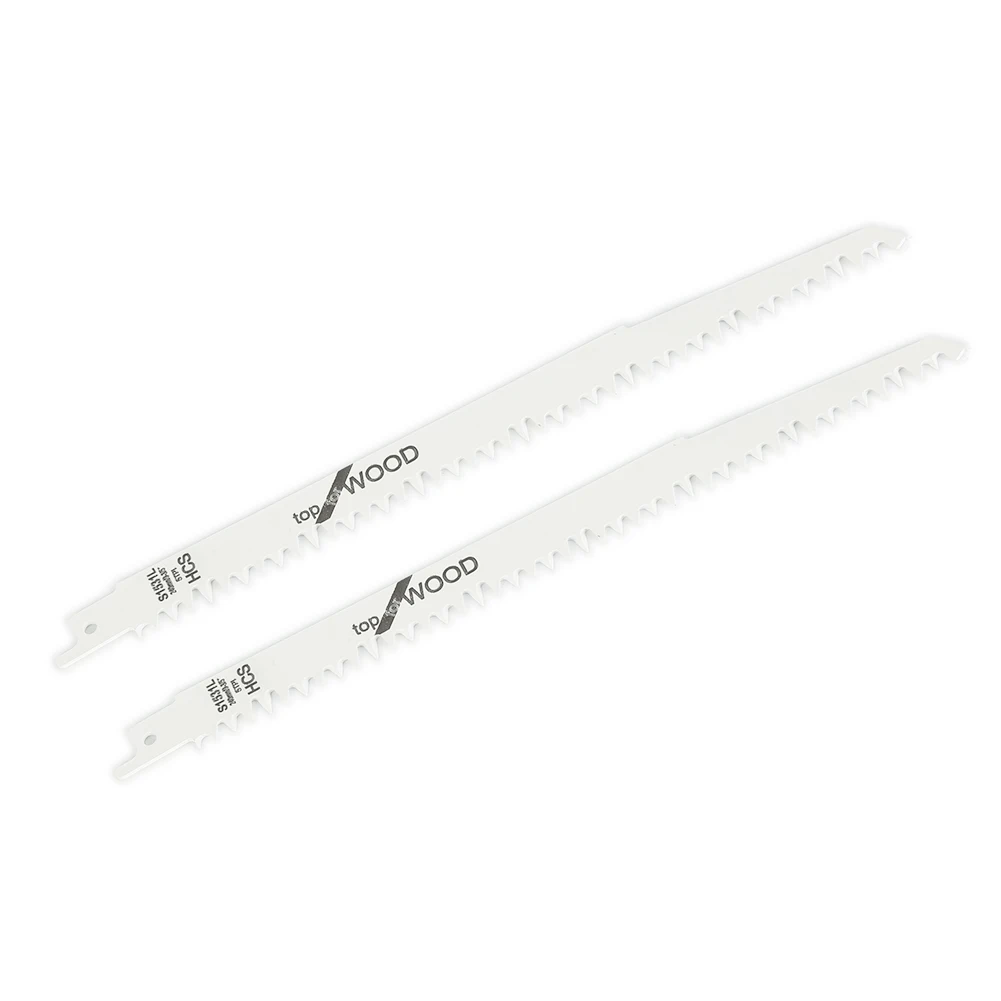 สําหรับตัดไม้อุปกรณ์เสริมโลหะสูงเหล็กคาร์บอนเครื่องมือ 2pcs ใบเลื่อยลูกสูบชุด S1531L 9.5 \ "240 มม.คุณภาพสูง