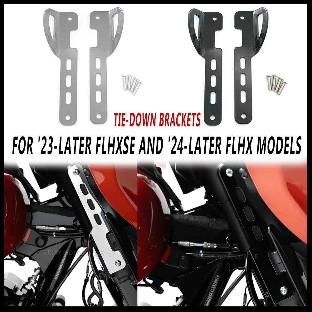 

Road Glide New Motorcycle Accessory Front Tie Down Bracket Suitable FOR Harley Road Glide FLTRXSE 2023 SLHT Steel Glide 2024