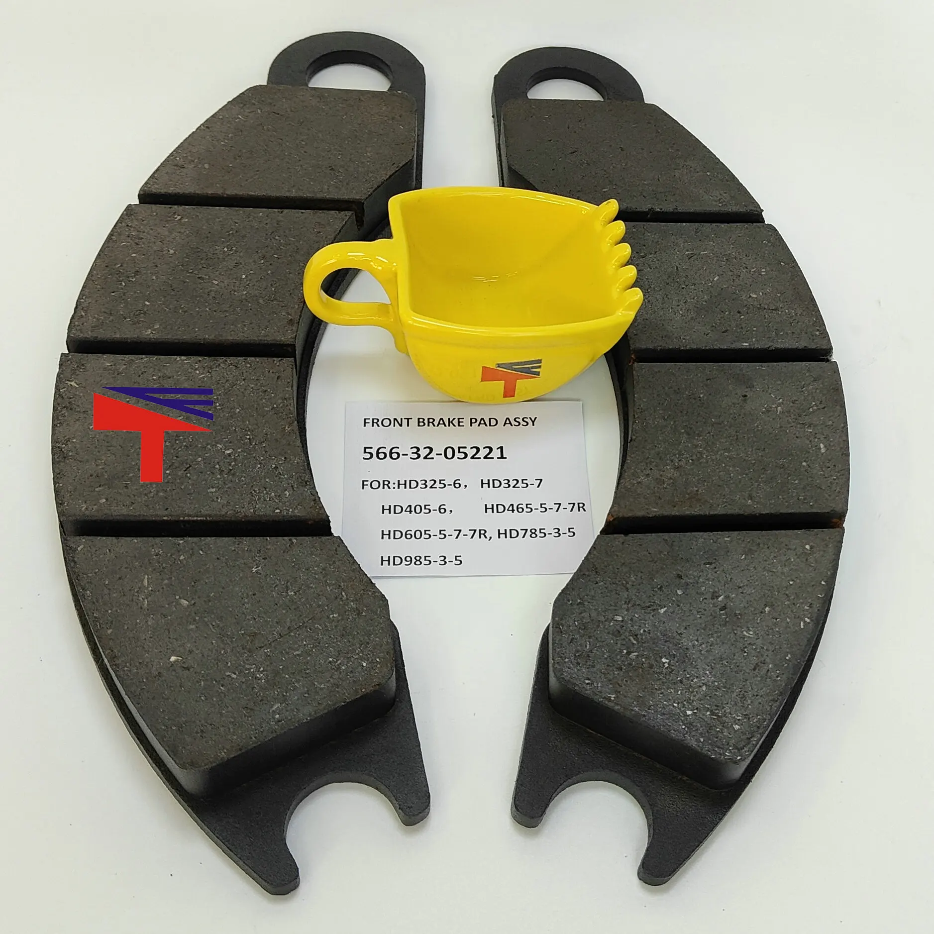 Front Brake PAD ASSY 566-32-05221  for Dump truck  HD325-6 HD325-7 HD405-6  HD465-7 HD605-7 OEM