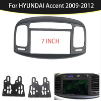 For HYUNDAI Accent 2009-2012(7Inch)Car Radio Fascias Android GPS MP5 Stereo Player 2 Din Head Unit Panel Dash Frame Installation