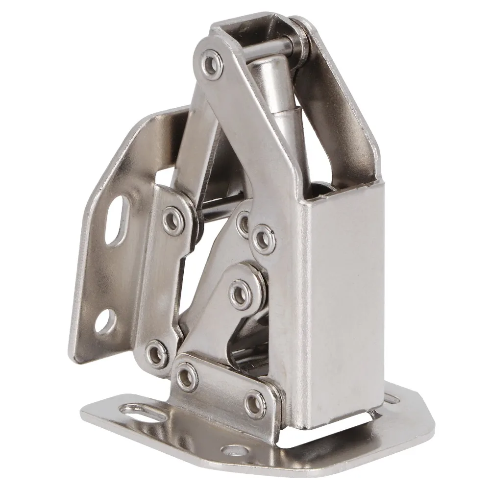 4pcs Upgrade 4 Inch Cabinet Door Hinges Durable Easy Install Concealed Cabinet Hinges Surface Mount Hinges Wardrobe