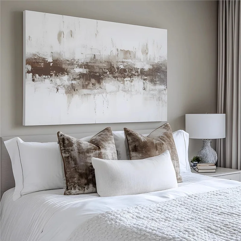 

Hotel, bedside, hanging paintings, high-end, abstract, homestay, purely hand-painted, art