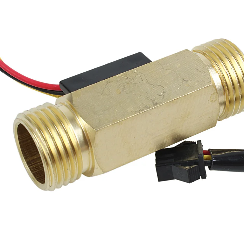 

AB41-5X 1/2PT Water Flow Sensor Switch Control Meter Flowmeter 1.5-30L/Min