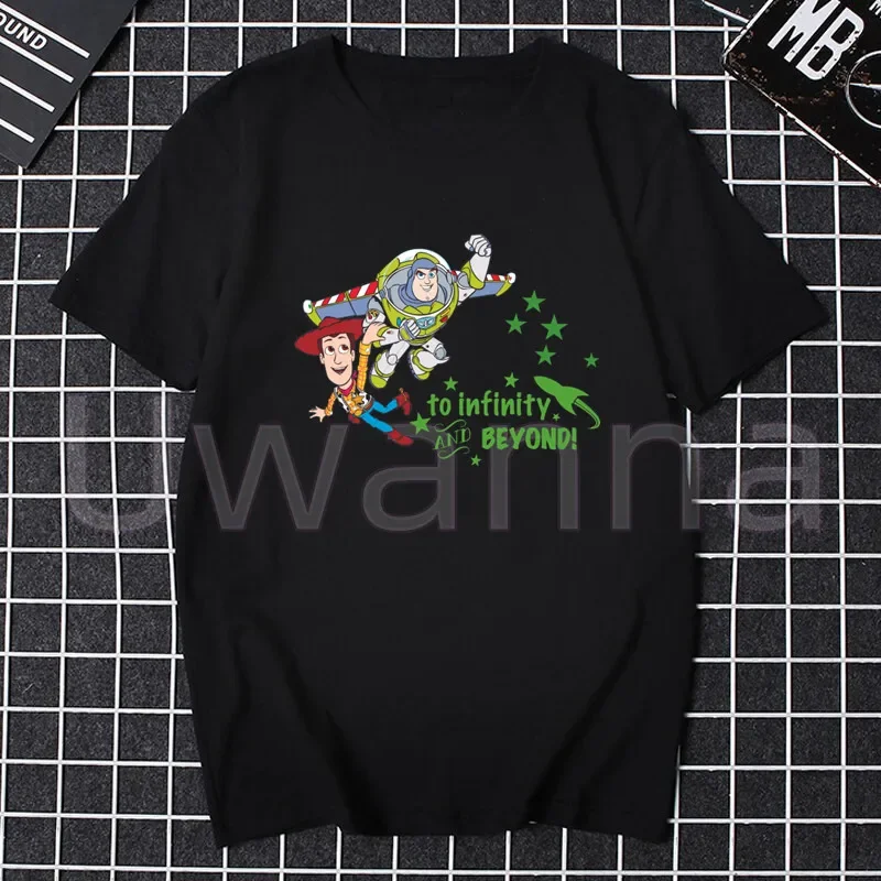 Toy Story T Shirt Women Graphic Tops You've Got A Friend in Me Tshirt Short Sleeve Harajuku Cartoon T-Shirt Streetwear Clothes