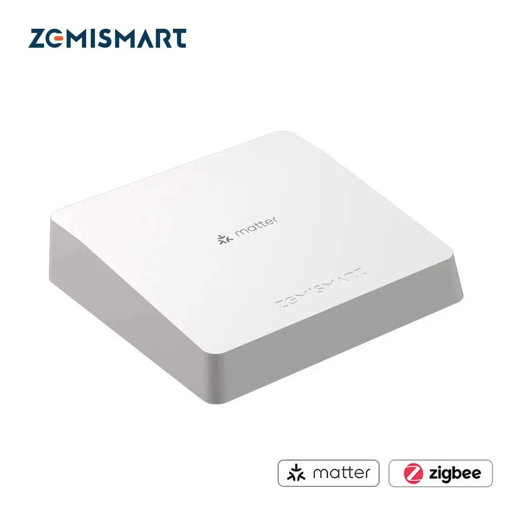 Zemismart Matter Zigbee Thread Hub Smart Home Bridge Matter Gateway Support Tuya App Google Home