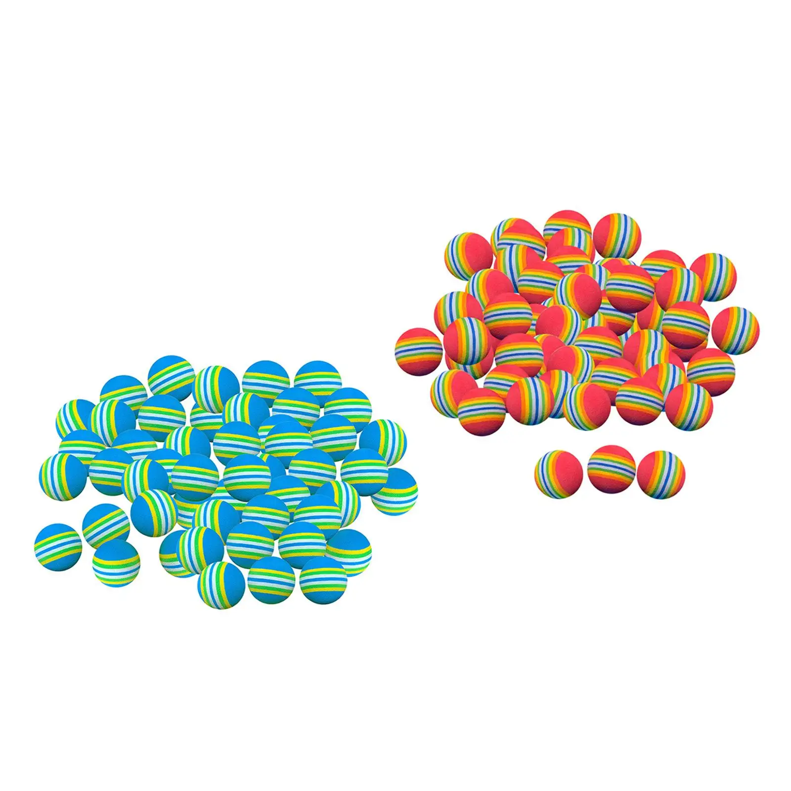 

Foam Golf Balls Golf Balls Golfer Sponge Lightweight Multicolor Rainbow Golf