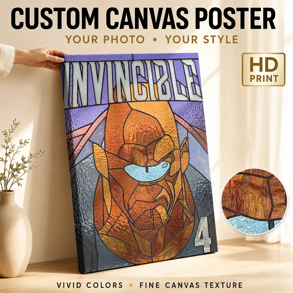 Invincible Allen The Alien Canvas Print Poster Personalized Modern Aesthetic Wall Paintings Decoration for Living Room Bedroom
