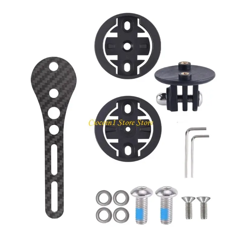 A3PC Lightweight Carbon Fiber Bike Mount Adjustable Holder Quick Setup Universal Bike Device Holder Suitable for Locate