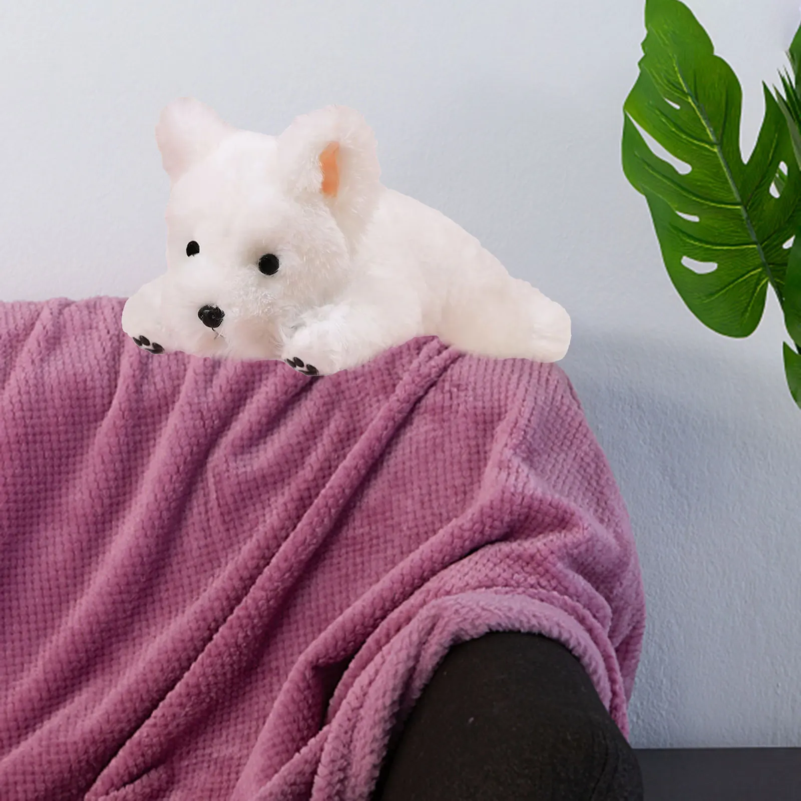 2025년 신제품 포옹 인형 수면 친구 가족 애완동물 애호가에게 적합한 브린들 강아지 플러시 인형 어린이 인기 장난감