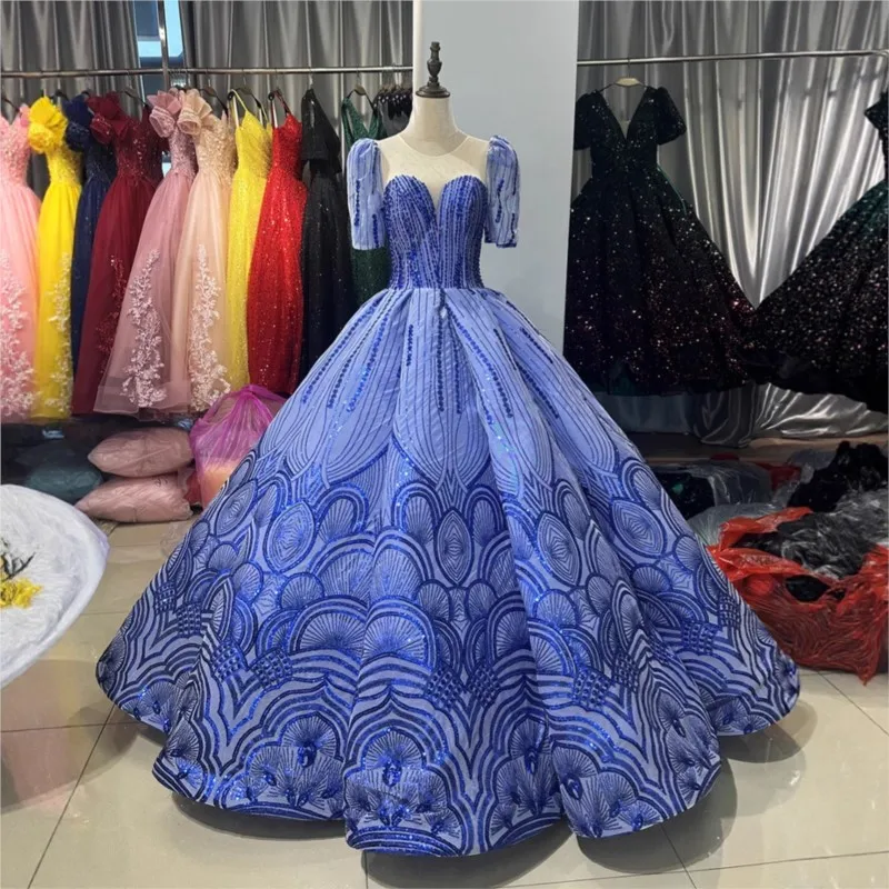 

Elegant leading performance ball Pengpeng toasting adult dress