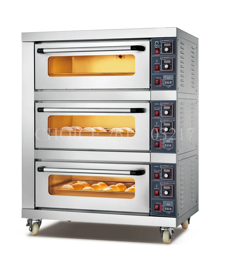 Multifunction Bakery Equipment Baking Oven for Bakery Commercial Pizza for Sale High Yield Stainless Steel Bread Convection Oven