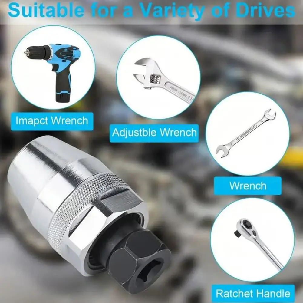 Estrattore per bulloni 3/8 Estrattore per bulloni da 6-13 mm Strumento per smontaggio bulloni Dispositivo per rimozione viti per bulloni Interfaccia 3/8