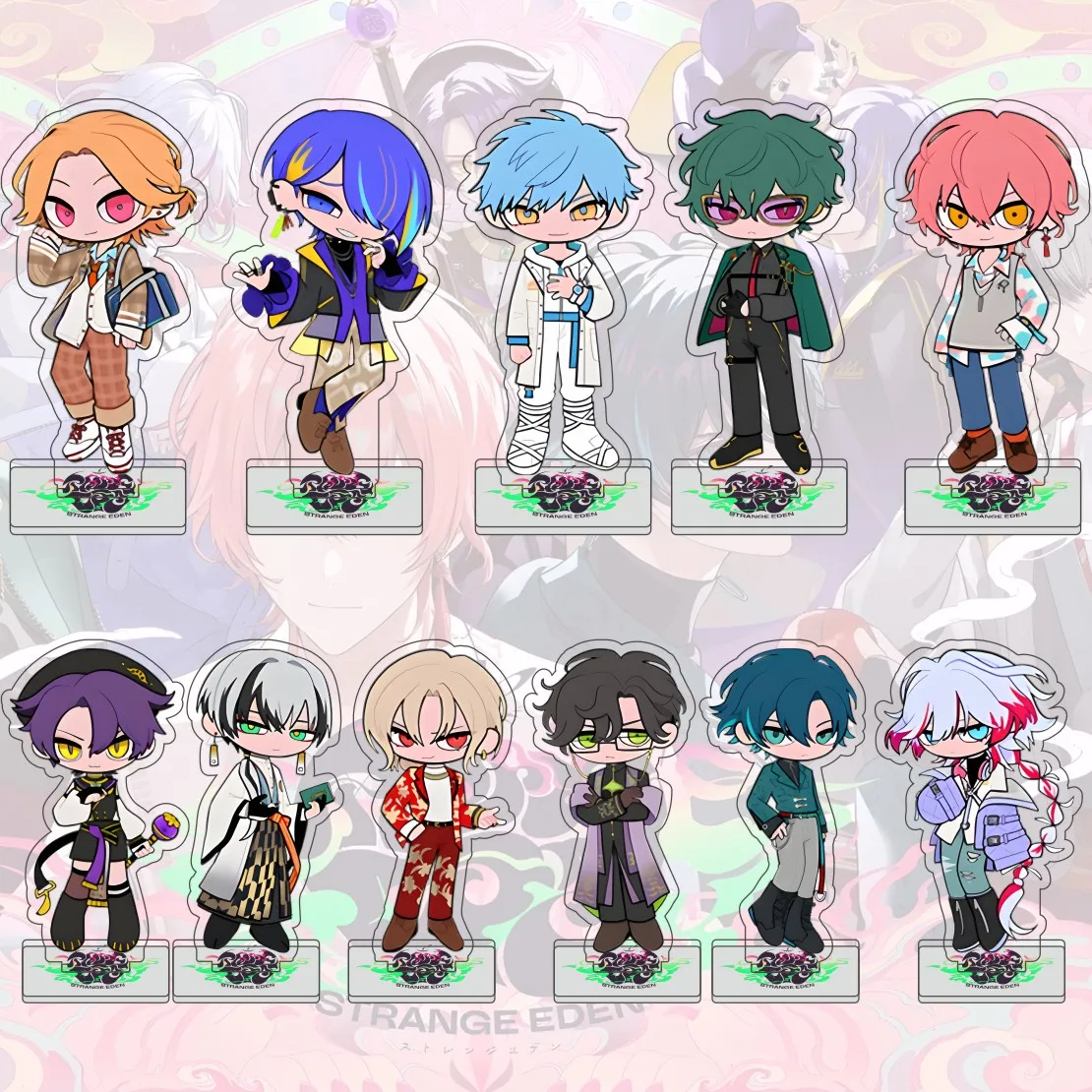 Anime STRANGE EDEN 10CM Acrylic Q Version Yurano Cute Character
