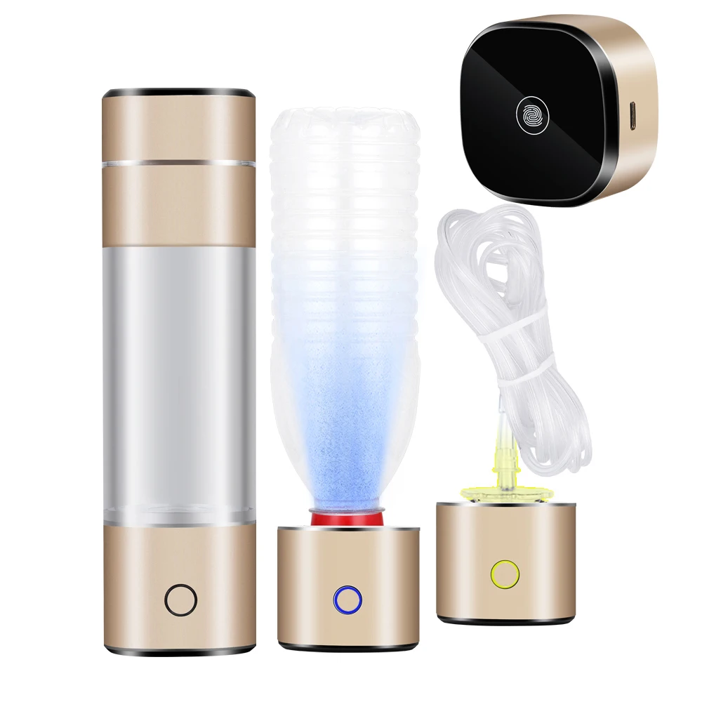 IHOOOH H2 Cup 7.8Hz Low Frequency Resonance Small Molecule Water Rich Hydrogen Generator Bottle Electrolysis Mini Ventilator