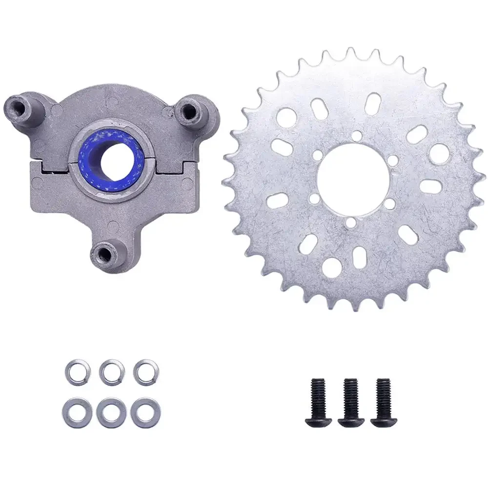 Adattatore pignone 32T adatto per bici motorizzata a 2 tempi da 1,5 pollici 1 1/2 pollici 415 catena 49cc 50cc 66cc 80cc