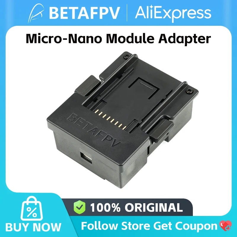 محول وحدة BETAFPV Micro إلى Nano مع مدخل JR / مخرج نانو مدعم Frsky Futaba Jumper Radiomaster TBS للتحكم عن بعد