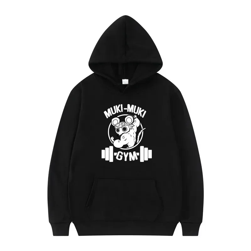 

2024 Fun Print Fitness Mouse Leisure Hoodie Men's and Women's Long sleeved Harajuku Street Clothing Sportswear Fashion Clothing
