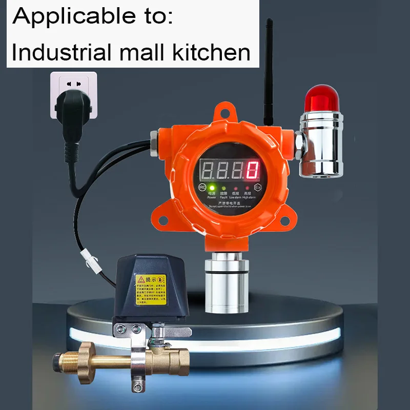 Detectores adequados para vazamento comercial do gás