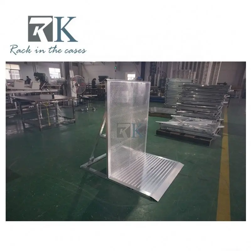 Single Straight Road Barrier Used for Big Activities Site Lockable Explosion Barrier with Door Traffic Aluminum Barrier Supply