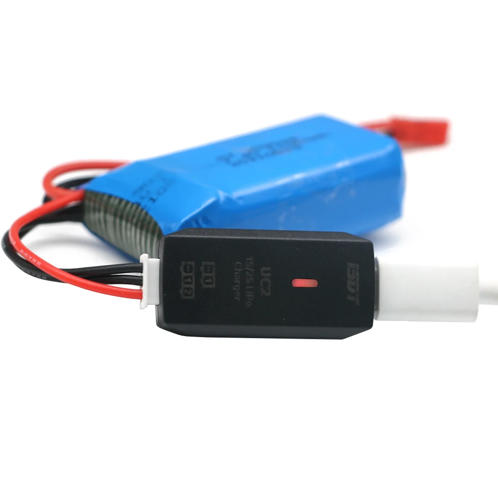 ISDT UC2 1S/2S LiPo Smart Battery Balance Charger USB Type-C Input Port XH2.54 Balance Port Direct Charger