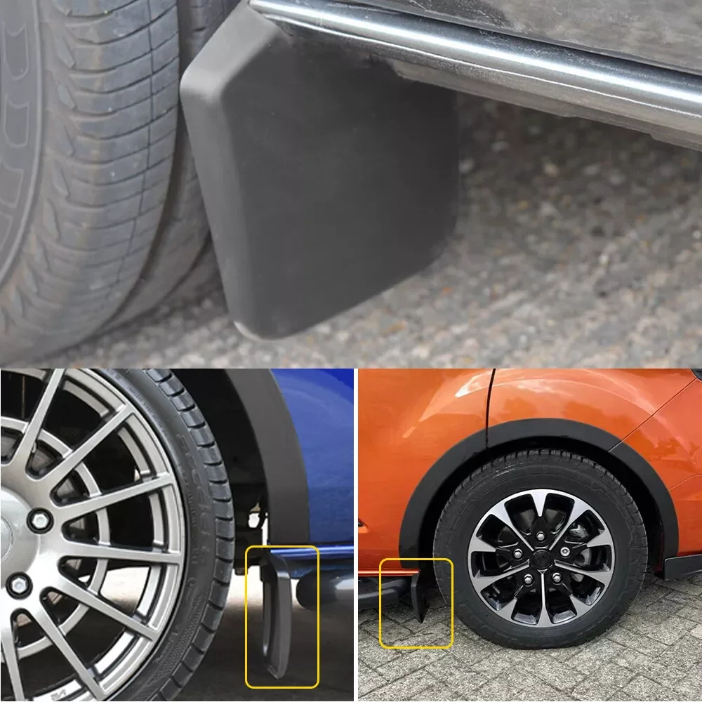 

2PCS Mud Flap Splash Guards For Car Front & Rear Mudflaps Guards Set For Ford Transit Custom 2012 Onward 1915641 Car Accessories