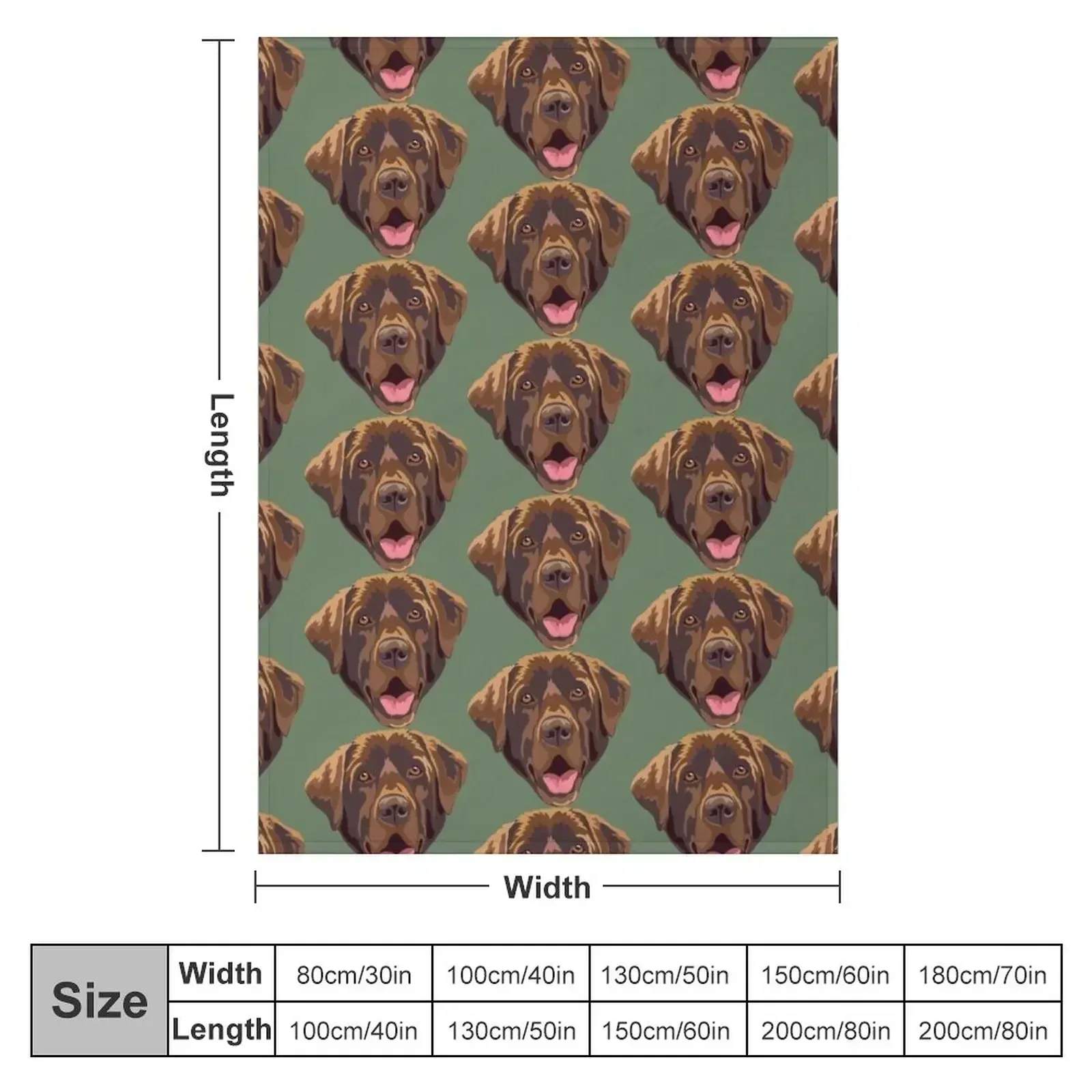 Chocolate Labrador Throw Blanket Winter beds blankets and throws Vintage Moving Cute Plaid Decorative Throw Blankets