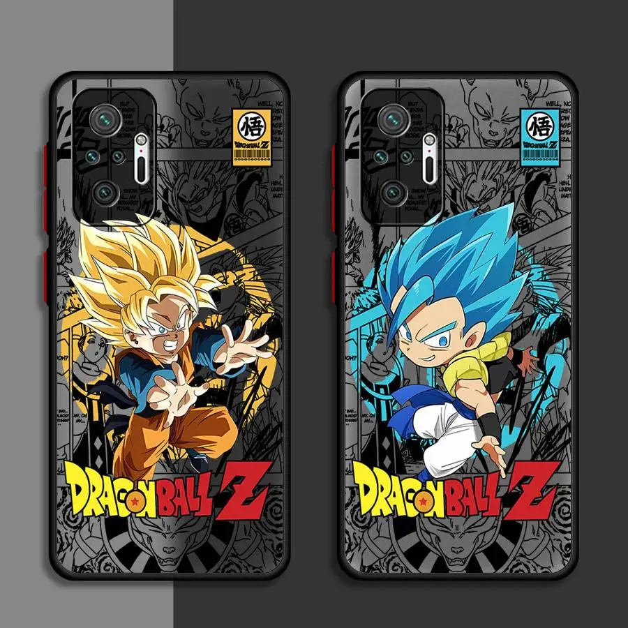 Coole Dragon Ball Goku TPU-Hülle für Xiaomi Redmi A1+ 14C A2+ 9A 13C A4 10A 9T 9C 12C 10C K40 Pro