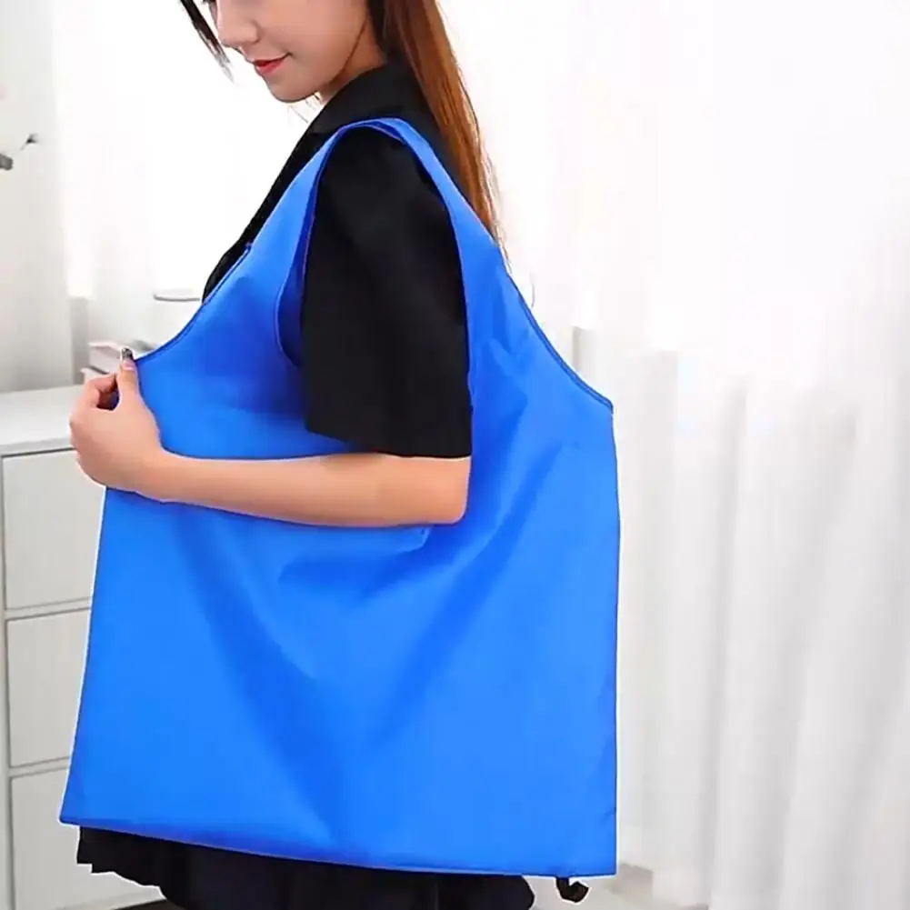 

Foldable Tote Bag Foldable Handbag Tote Bag Portable Reusable Shopping Bag Durable Travel Grocery Carrier for Supermarket