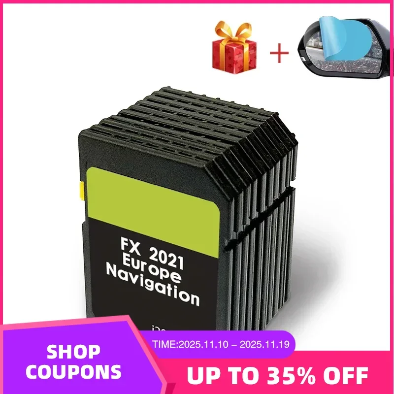 

2021 New Map Version for Ford FX 2021 Navigation SD Card GPS Cards Europa Sat Nav
