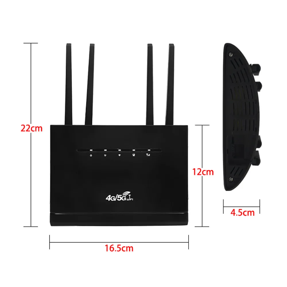 4G Pocket Router Wifi 300Mbps 4G Wifi Router 4 Port Wan/Lan 4 Antenna CPE Unlock Modem Portable FDD TDD LTE Network