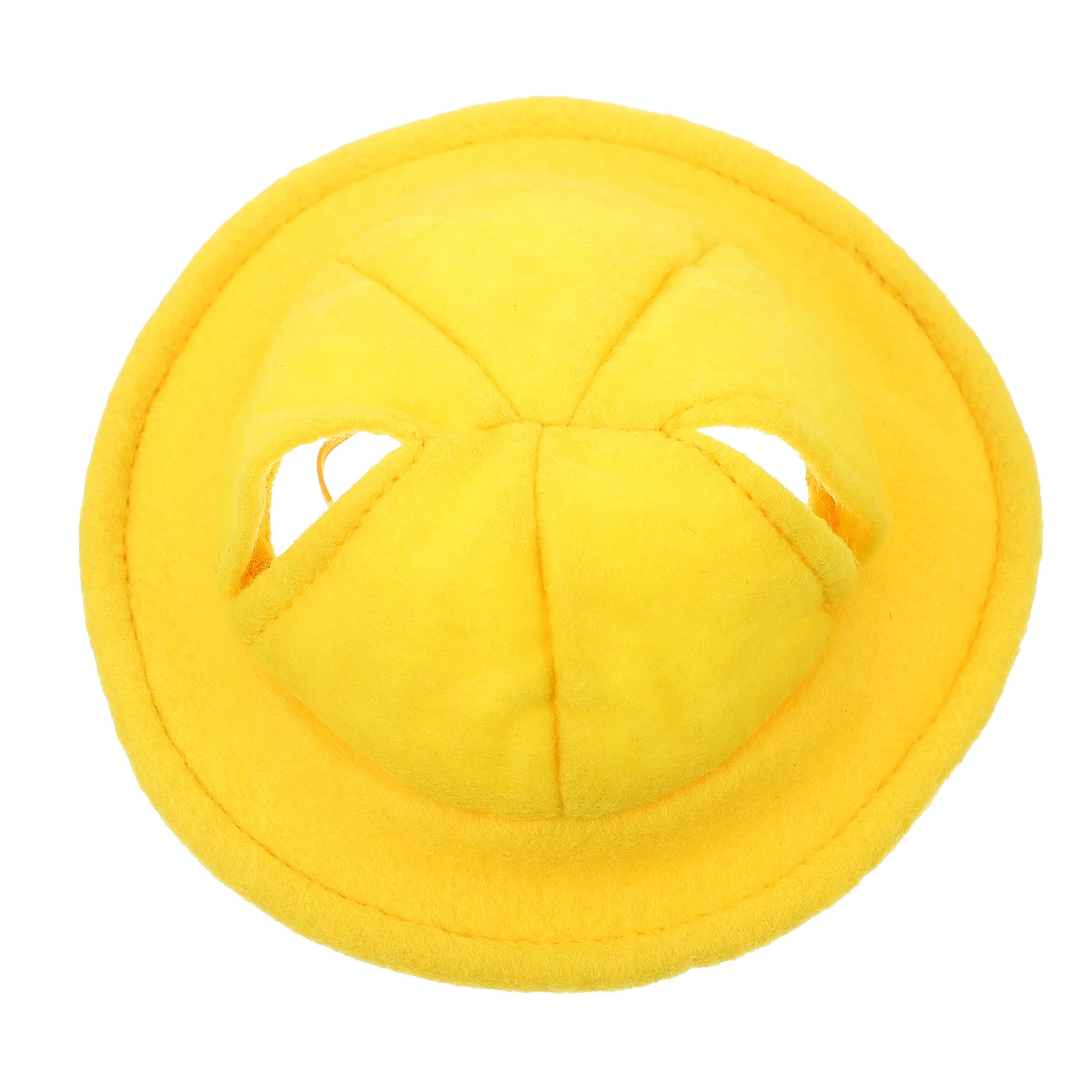 

1pcs Pet Yellow Hat Soft Felt Bunny Hat For Rabbit Hamster Guinea Pig Small Animals Party Decor Pet Costume Accessory