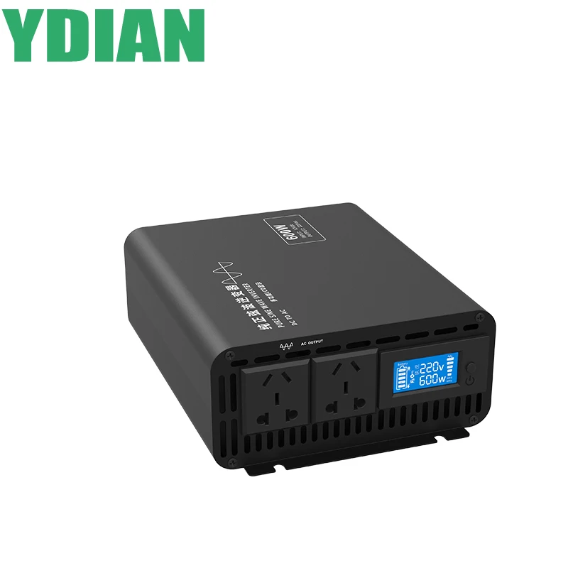 

600W 12v 24V 36v 48v 60v 72v 84v DC to AC 100v 110v 120v 220v 230v Lcd Display Off Grid Pure Sine Wave Power Inverter charger