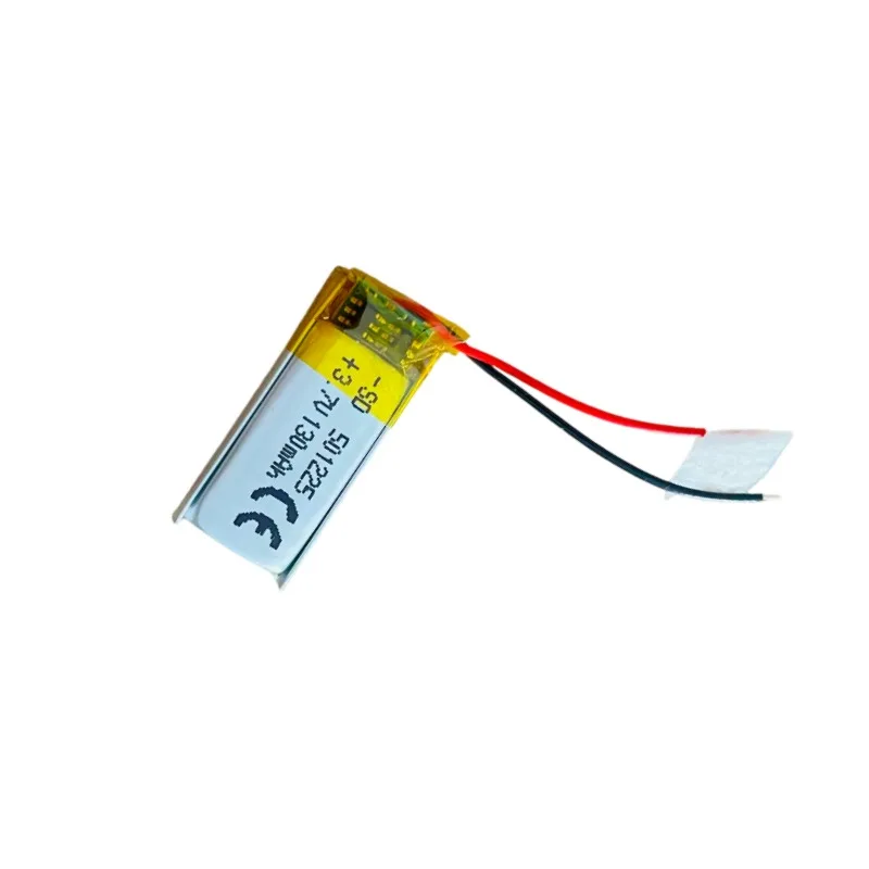 1-10PCS Replacement battery 501225 3.7V 130mAh Polymer Rechargeable Battery Band Bluetooth Earphones MP3 Voice Recorder Headset